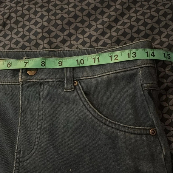 Hue 💙 Light Wash  Denim Casual jeans pants Legging Sz M - Picture 5 of 15